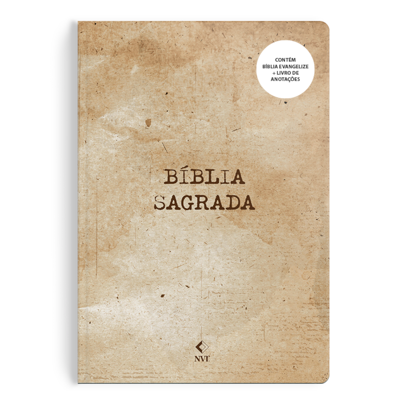 KIT BÍBLIA NVT NORMAL MÍQUEIAS 6 + LIVRO DE ANOTAÇÕES