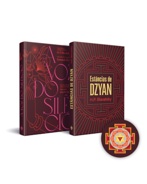 KIT BLAVATSKY + ADESIVO (A VOZ DO SILÊNCIO + ESTÂNCIAS DE DZYAN)