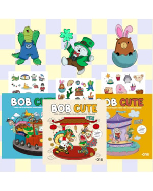 KIT BOB CUTE - FÉRIAS + PARQUE DE DIVERSÃO + FESTAS