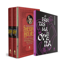 KIT BOX NOVAS AVENTURAS DE SHERLOCK + O FANTASMA DA ÓPERA