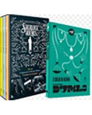 KIT BOX SHERLOCK OUTRAS HISTÓRIAS + O COLAR DA RAINHA
