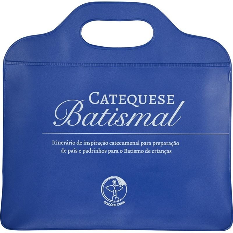 KIT CATEQUESE BATISMAL - BOLSA/LIVRO/ENCARTES