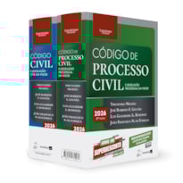 KIT CÓDIGO CIVIL E PROCESSO CIVIL - LEGISLAÇÃO PROCESSUAL EM VIGOR - 18ª EDIÇÃO 2026