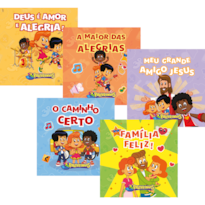 Kit com 5 Livros de Atividades 3 palavrinhas: Atividades de desenvolvimento motor e cognitivo da criança