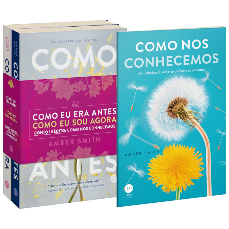KIT COMO EU ERA ANTES + COMO EU SOU AGORA