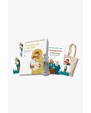 KIT CONSAGRAÇÃO A SÃO JOSÉ (DELUXE) - EDIÇÃO CAPA DURA
