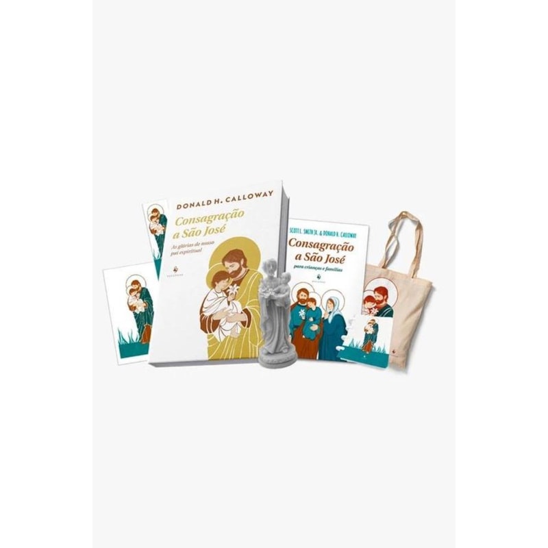 KIT CONSAGRAÇÃO A SÃO JOSÉ (DELUXE) - EDIÇÃO CAPA DURA