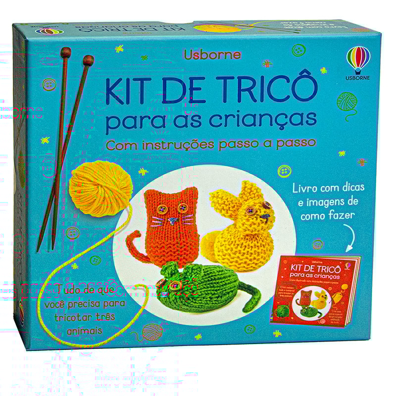 KIT DE TRICÔ PARA AS CRIANÇAS