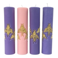 KIT DE VELAS PARA ADVENTO ESTRELA 30X7