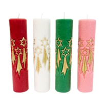 KIT DE VELAS PARA ADVENTO ESTRELA 30X7