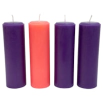 KIT DE VELAS PARA COROA DO ADVENTO SERAFINS 30X7