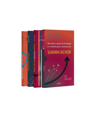 KIT DESCUBRA O PODER DA FELICIDADE E O CAMINHO PARA O SUCESSO COM SHAWN ACHOR