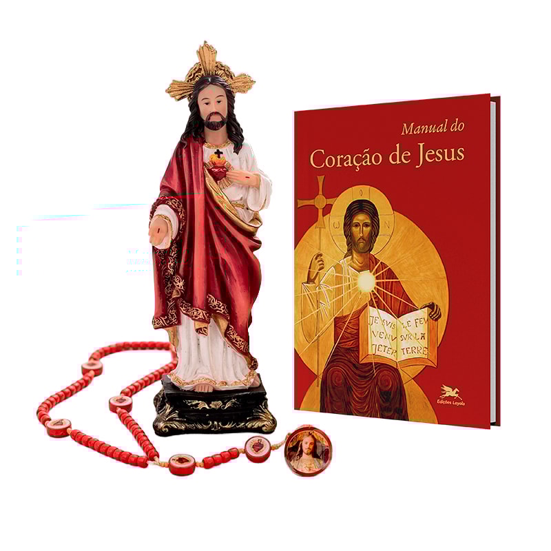KIT DEVOÇÃO E ORAÇÃO AO SAGRADO CORAÇÃO