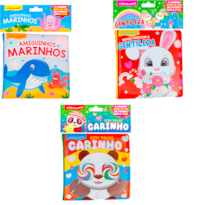KIT DIVERSÃO NO BANHO - KIT COM 3 LIVRINHOS DE BANHO