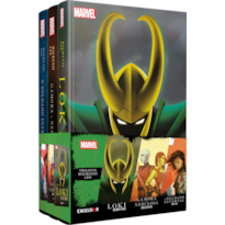KIT ESPECIAL MARVEL - LOKI, SOLDADO INVERNAL E GAMORA & NEBULOSA: TRÊS LIVROS CAPA DURA: LOKI: ONDE MORA A TRAPAÇA + GAMORA & NEBULOSA: IRMÃS GUERREIRAS + O SOLDADO INVERNAL: FRENTE FRIA