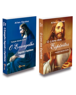 KIT EVANGELHO SEGUNDO O ESPIRITISMO (O) + LIVRO DOS ESPÍRITOS (O)