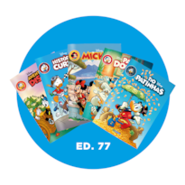 KIT GIBIS DISNEY EDIÇÃO 77 - AGOSTO/2025 - COM 5 REVISTAS