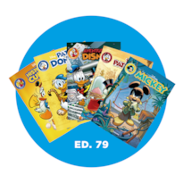 KIT GIBIS DISNEY EDIÇÃO 79 - OUTUBRO/2025 - COM 5 REVISTAS