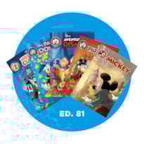 KIT GIBIS DISNEY EDIÇÃO 81 - DEZEMBRO/2025 - COM 5 REVISTAS