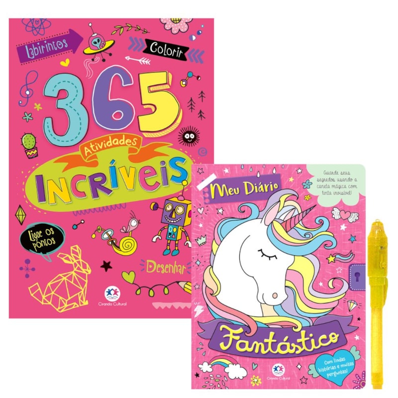 KIT - INCRÍVEIS COISAS DE MENINAS