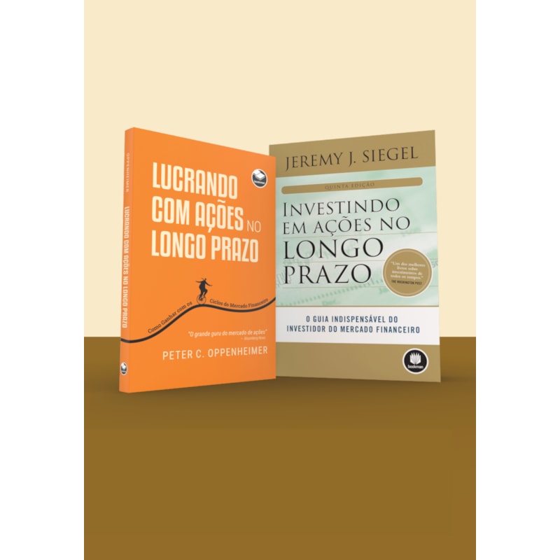 KIT INVESTINDO EM AÇÕES NO LONGO PRAZO + LUCRANDO COM AÇÕES NO LONGO PRAZO
