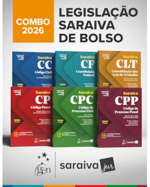 KIT LEGISLAÇÃO SARAIVA DE BOLSO 2026