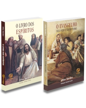 KIT LIVRO DOS ESPIRITOS + EVANGELHO SEGUNDO O ESPIRITISMO, ECONÔMICO