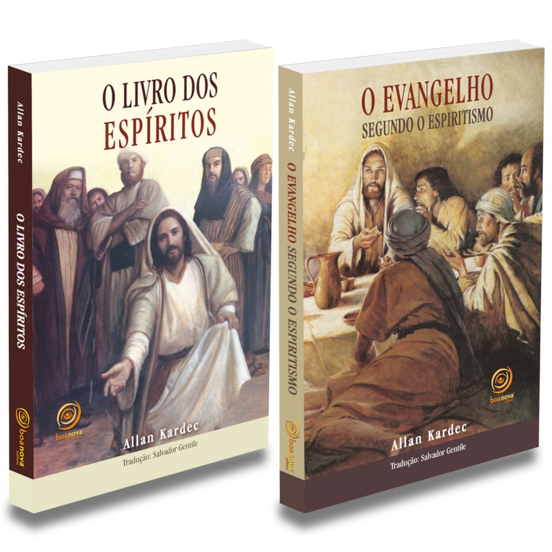 KIT LIVRO DOS ESPIRITOS + EVANGELHO SEGUNDO O ESPIRITISMO, ECONÔMICO