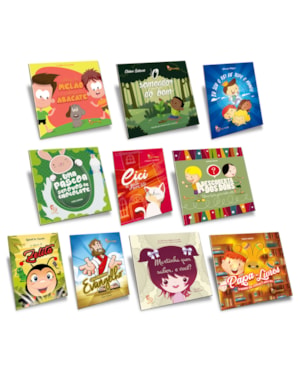 KIT LIVROS INFANTIS ESPÍRITAS - 10 LIVROS