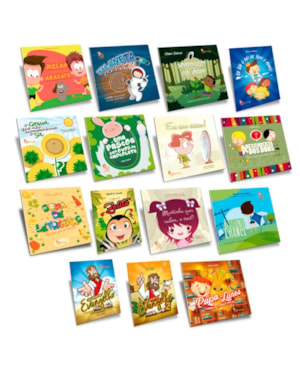 KIT LIVROS INFANTIS ESPÍRITAS - 15 LIVROS
