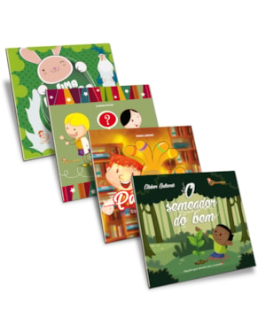 KIT LIVROS INFANTIS ESPÍRITAS - 4 LIVROS