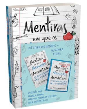 Kit Mentiras em que os meninos acreditam e a épica busca pela verdade + Guia dos pais