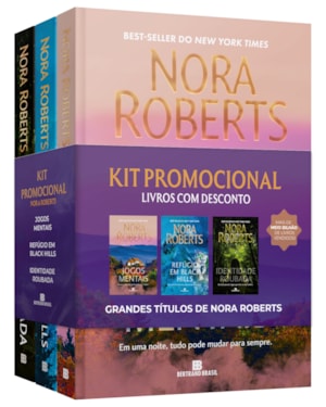 KIT NORA ROBERTS (JOGOS MENTAIS + REFÚGIO EM BLACK HILLS + IDENTIDADE ROUBADA)