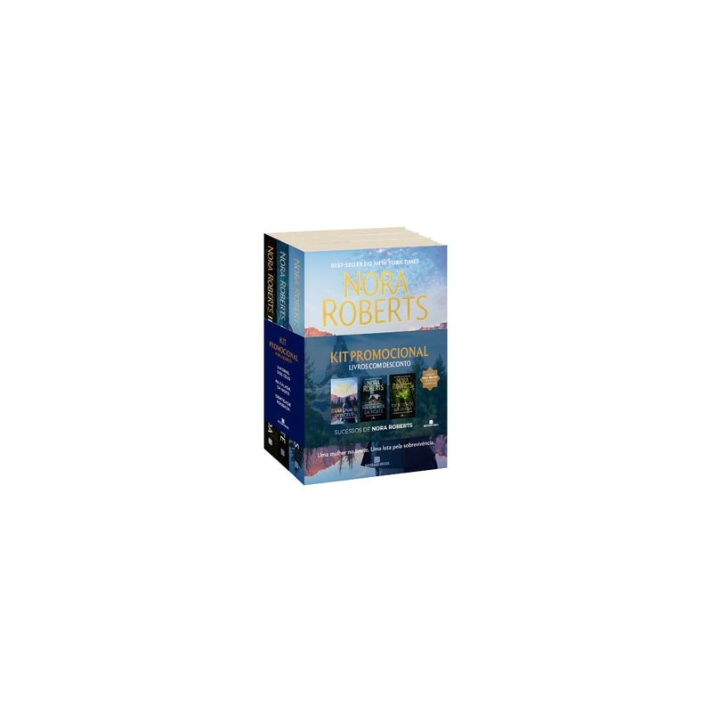 KIT NORA ROBERTS: UM SINAL DOS CÉUS + NA CALADA DA NOITE + IDENTIDADE ROUBADA