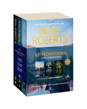 KIT NORA ROBERTS: UM SINAL DOS CÉUS + NA CALADA DA NOITE + IDENTIDADE ROUBADA
