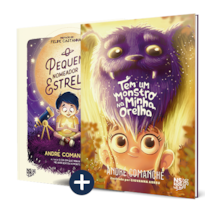KIT O PEQUENO NOMEADOR DE ESTRELAS + TEM UM MONSTRO NA MINHA ORELHA
