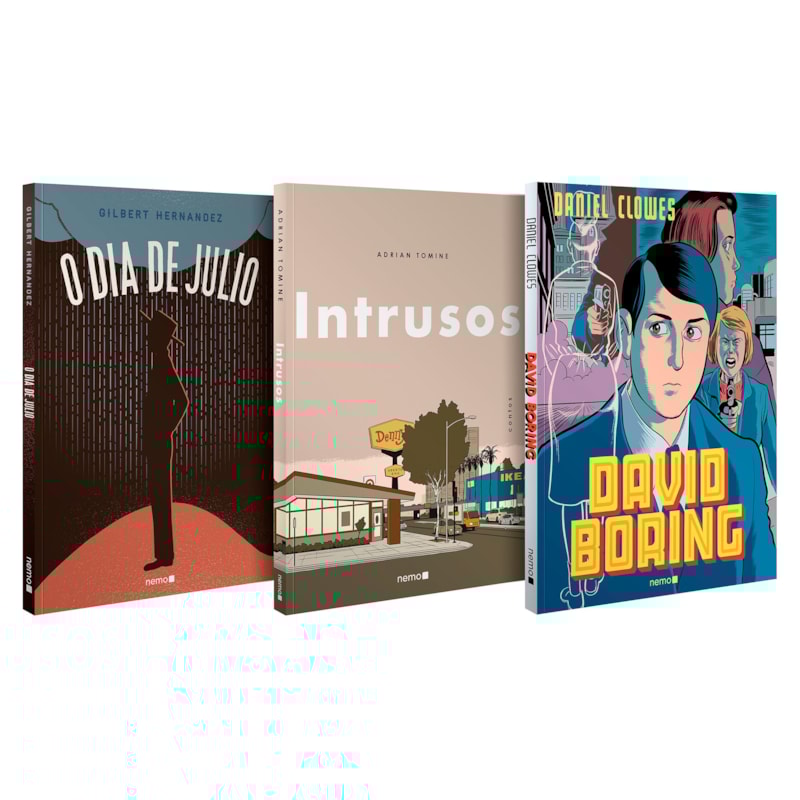 KIT O TRIO MÁGICO: CLOWES, HERNANDEZ, TOMINE