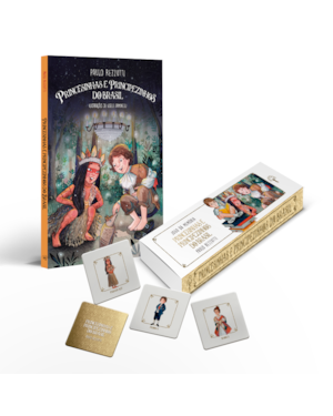 KIT PRINCESINHAS E PRINCIPEZINHOS DO BRASIL: LIVRO + JOGO DA MEMÓRIA