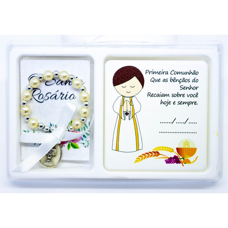 KIT QUADRINHO COMUNHÃO MENINO