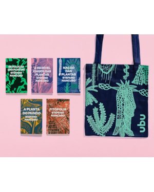 KIT STEFANO MANCUSO / AS PLANTAS JÁ INVENTARAM O FUTURO: KIT COM 5 LIVROS + POSTAL