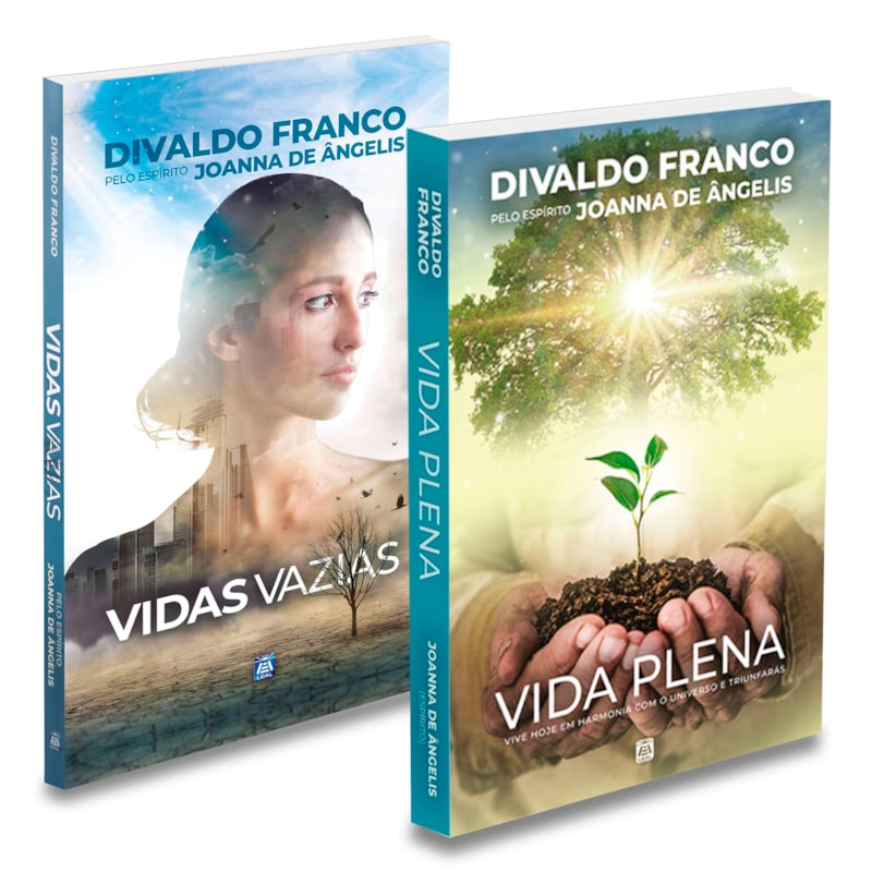 KIT VIDA PLENA + VIDAS VAZIAS - DIVALDO PEREIRA FRANCO
