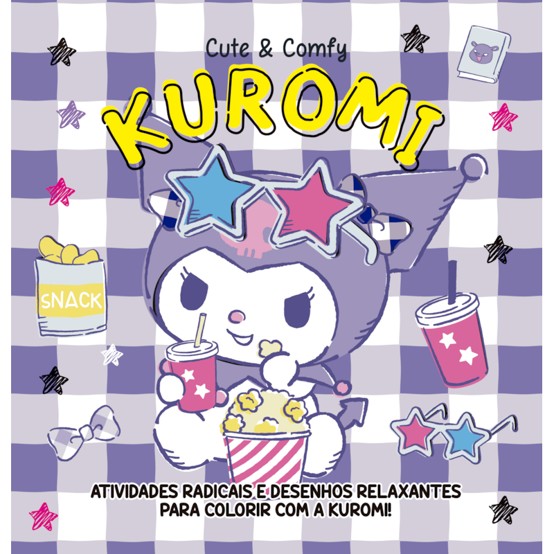 KUROMI CUTE & COMFY - LIVRO DE COLORIR PARA CRIANÇAS