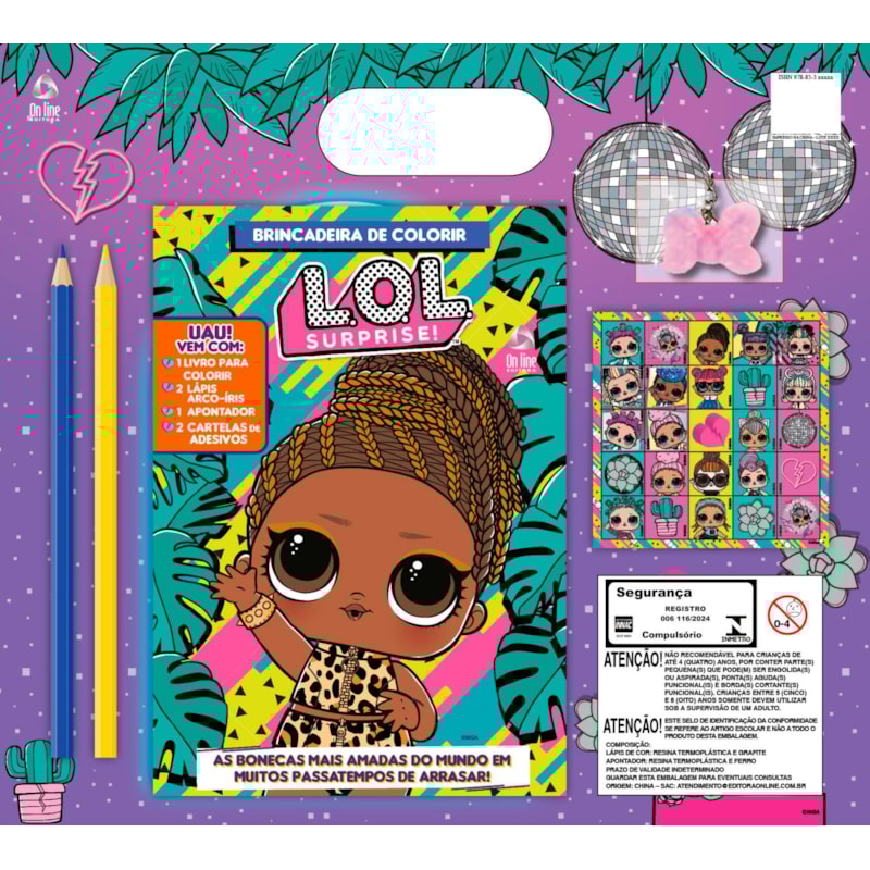 L.O.L. SURPRISE! BRINCADEIRA DE COLORIR