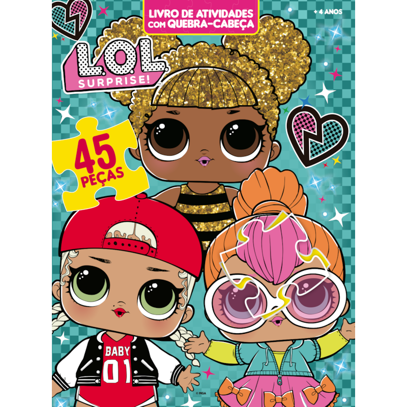 L.O.L SURPRISE! LIVRO DE ATIVIDADES COM QUEBRA-CABEÇA