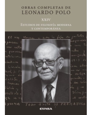 (L.P. XXIV) ESTUDIOS DE FILOSOFÍA MODERNA Y CONTEMPORÁNEA