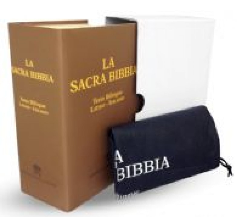 青*ン様 La Sacra Bibbia 聖書　(イタリア語版) LA SACRA BIBBIA. TESTO BILINGUE - LATINO - ITALIANO - Livraria Loyola