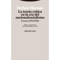 LA TEORÍA CRÍTICA EN LA ERA DEL NACIONALSOCIALISMO