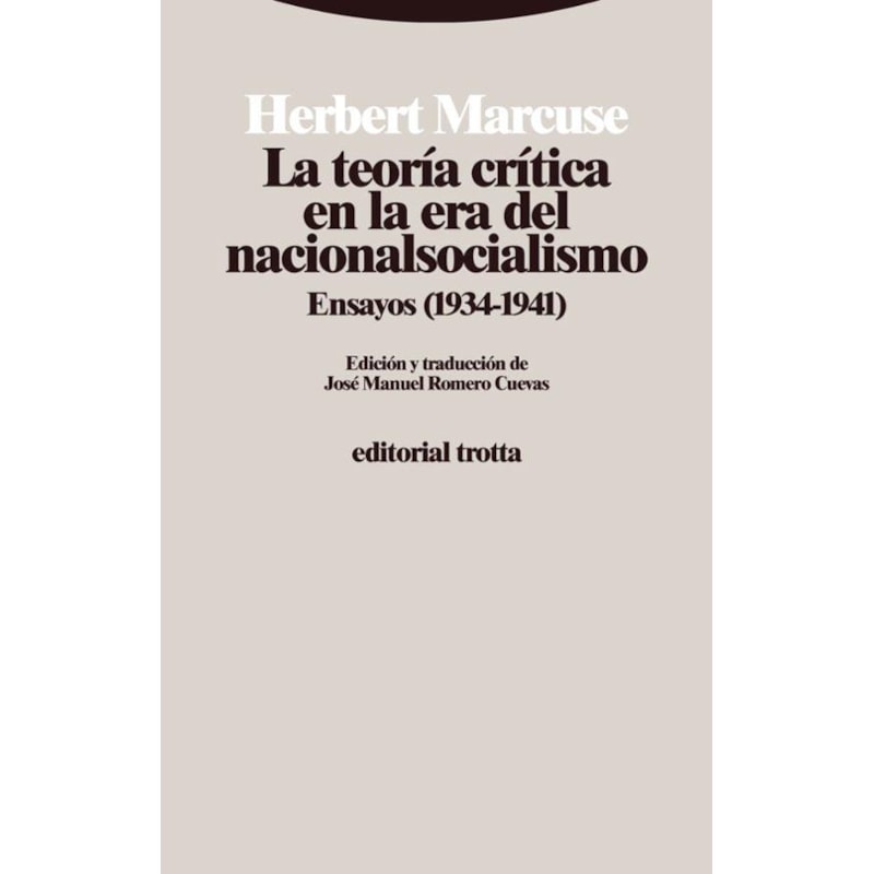 LA TEORÍA CRÍTICA EN LA ERA DEL NACIONALSOCIALISMO