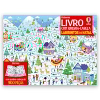 LABIRINTOS DE NATAL: LIVRO COM QUEBRA-CABEÇA