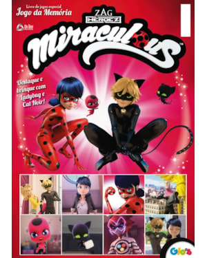 LADYBUG - LIVRO DE JOGOS ESPECIAL - JOGO DA MEMÓRIA 01: DESTAQUE E BRINQUE COM LADYBUG E CAT NOIR!